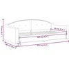 Sofa, juodos spalvos, 90x200cm, audinys