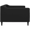 Lova Sofa, juodos spalvos, 90x200cm, audinys