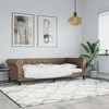 Lova Sofa, kapučino spalvos, 80x200cm, dirbtinė oda