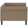 Sofa, kapučino spalvos, 90x200cm, dirbtinė oda