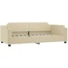 Lova Sofa, kreminės spalvos, 100x200cm, audinys