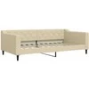 Lova Sofa, kreminės spalvos, 100x200cm, audinys