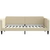 Lova Sofa, kreminės spalvos, 80x200cm, audinys