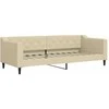 Lova Sofa, kreminės spalvos, 80x200cm, audinys