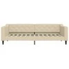Lova Sofa, kreminės spalvos, 90x200cm, audinys