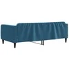 Lova Sofa, mėlynos spalvos, 100x200cm, aksomas