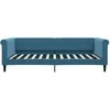 Lova Sofa, mėlynos spalvos, 100x200cm, aksomas