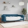 Lova Sofa, mėlynos spalvos, 100x200cm, aksomas