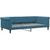 Lova Sofa, mėlynos spalvos, 100x200cm, aksomas