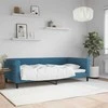 Lova Sofa, mėlynos spalvos, 100x200cm, aksomas