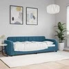 Lova Sofa, mėlynos spalvos, 80x200cm, aksomas