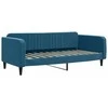 Lova Sofa, mėlynos spalvos, 90x200cm, aksomas
