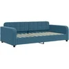 Lova Sofa, mėlynos spalvos, 90x200cm, aksomas