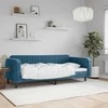 Lova Sofa, mėlynos spalvos, 90x200cm, aksomas