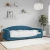 Lova Sofa, mėlynos spalvos, 90x200cm, aksomas