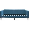 Lova Sofa, mėlynos spalvos, 90x200cm, aksomas