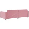 Lova Sofa, rožinės spalvos, 100x200cm, aksomas