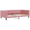 Lova Sofa, rožinės spalvos, 100x200cm, aksomas