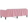 Lova Sofa, rožinės spalvos, 100x200cm, aksomas