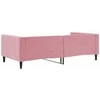 Lova Sofa, rožinės spalvos, 100x200cm, aksomas