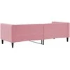 Lova Sofa, rožinės spalvos, 80x200cm, aksomas