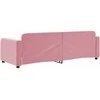 Lova Sofa, rožinės spalvos, 80x200cm, aksomas