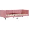 Lova Sofa, rožinės spalvos, 80x200cm, aksomas