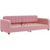 Lova Sofa, rožinės spalvos, 80x200cm, aksomas