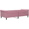 Lova Sofa, rožinės spalvos, 90x200cm, aksomas