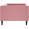 Lova Sofa, rožinės spalvos, 90x200cm, aksomas