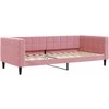 Lova Sofa, rožinės spalvos, 90x200cm, aksomas
