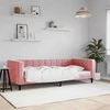 Lova Sofa, rožinės spalvos, 90x200cm, aksomas