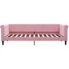 Lova Sofa, rožinės spalvos, 90x200cm, aksomas