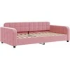 Sofa, rožinės spalvos, 90x200cm, aksomas