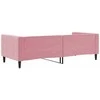 Lova Sofa, rožinės spalvos, 90x200cm, aksomas