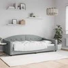 Lova Sofa, šviesiai pilkos spalvos, 100x200cm, audinys