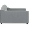 Lova Sofa, šviesiai pilkos spalvos, 100x200cm, audinys