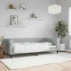 Lova Sofa, šviesiai pilkos spalvos, 100x200cm, aksomas