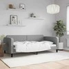 Lova Sofa, šviesiai pilkos spalvos, 100x200cm, audinys