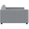 Lova Sofa, šviesiai pilkos spalvos, 100x200cm, audinys