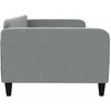 Lova Sofa, šviesiai pilkos spalvos, 100x200cm, audinys