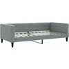 Lova Sofa, šviesiai pilkos spalvos, 100x200cm, audinys