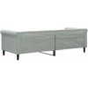 Lova Sofa, šviesiai pilkos spalvos, 80x200cm, aksomas