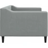 Lova Sofa, šviesiai pilkos spalvos, 80x200cm, audinys