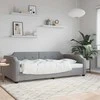 Lova Sofa, šviesiai pilkos spalvos, 80x200cm, audinys