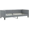 Lova Sofa, šviesiai pilkos spalvos, 80x200cm, audinys