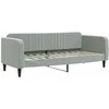 Lova Sofa, šviesiai pilkos spalvos, 80x200cm, aksomas