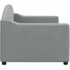 Lova Sofa, šviesiai pilkos spalvos, 80x200cm, audinys
