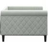 Lova Sofa, šviesiai pilkos spalvos, 90x190cm, aksomas