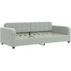 Lova Sofa, šviesiai pilkos spalvos, 90x190cm, aksomas